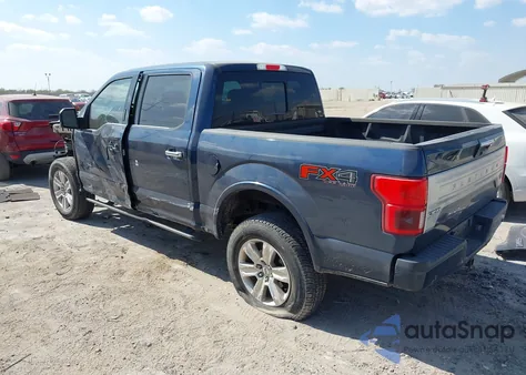 2018 Ford F-150 Platinum from USA, damaged, VIN 1FTEW1E55JFB44222